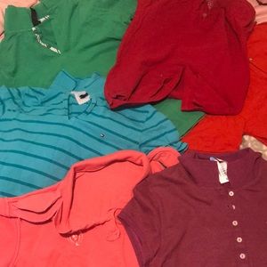 Bundle of uniform shirts